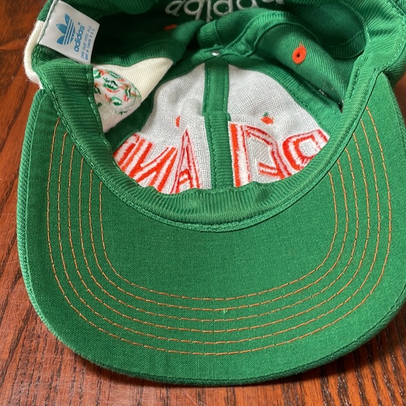 Vintage Adidas Ireland Soccer FAI Embroidered Snapback Cap Hat - Picture 13 of 14